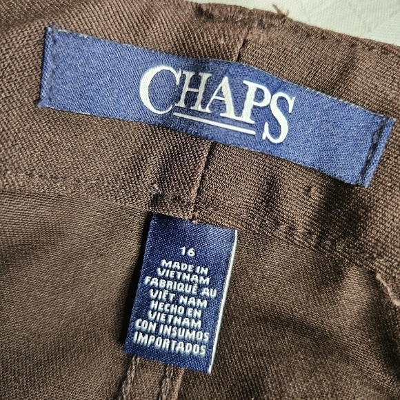 Chaps women's brown high rise jeans NEW with tags size 16S - Picture 8 of 11